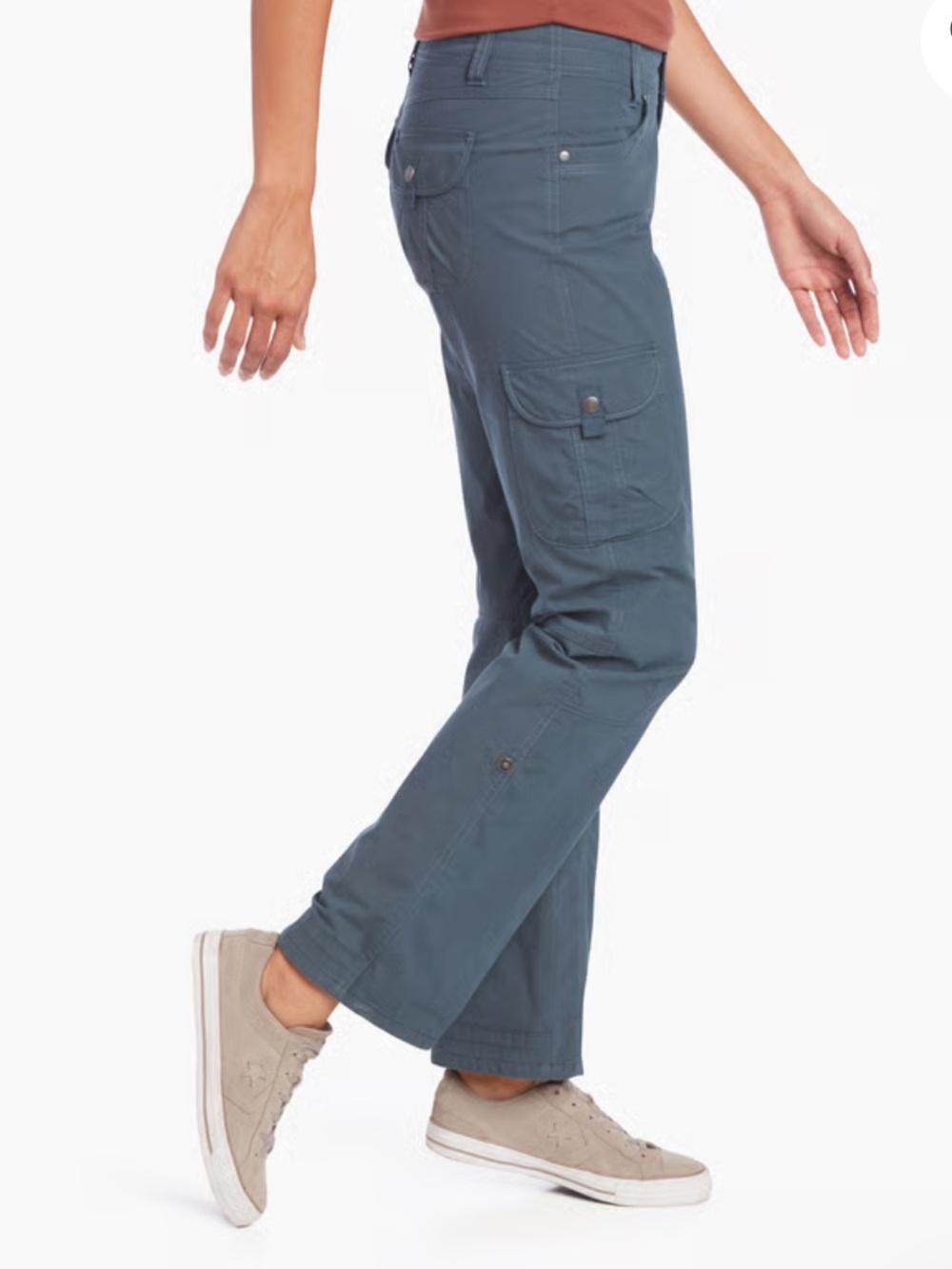 Kuhl 4 Short Splash Roll Up Pant Metal Blue - Granola Gorpcore - Picture 2 of 11